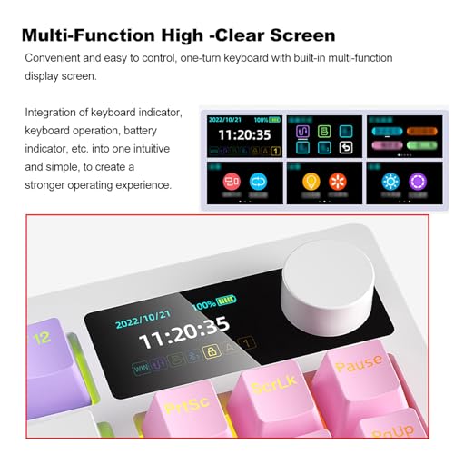 Teclado Mecánico Yosoo Conectividad USB-C RGB miniatura 2