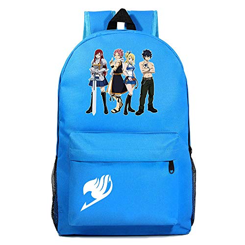 Mochila de Anime Fairy Tail Cosplay Escolar Estudiantes para Portátil Backpack Bolsa