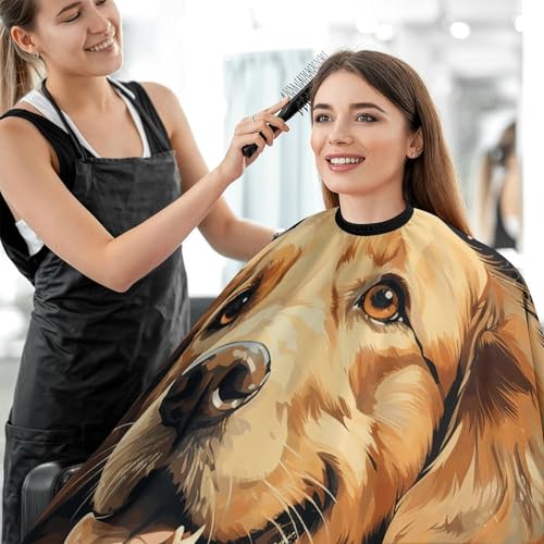 Capa de Barbero Golden Retriever para Adultos con Cierre Ajustable miniatura 5