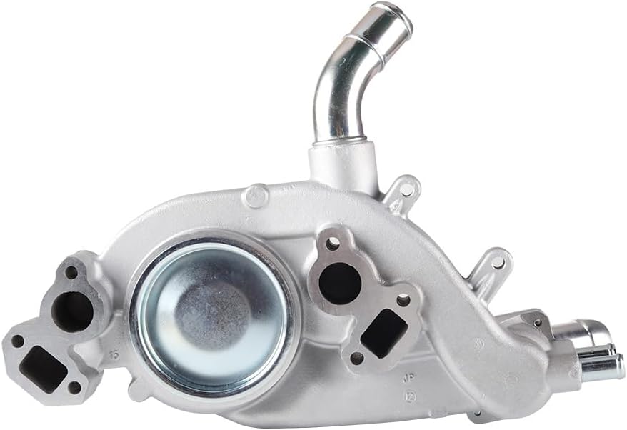 Compatible Water Pump with Metal Gasket Thermostat for 99-06 Chevy Silverado 1500 Tahoe Avalanche Suburban Trailblazer, GMC Sierra Yukon XL Savana, 02-06 Cadillac Escalade, 4.8L 5.3L 6.0L, AW5104
