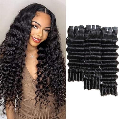 SWEETGIRL Deep Wave Human Hair Bundles