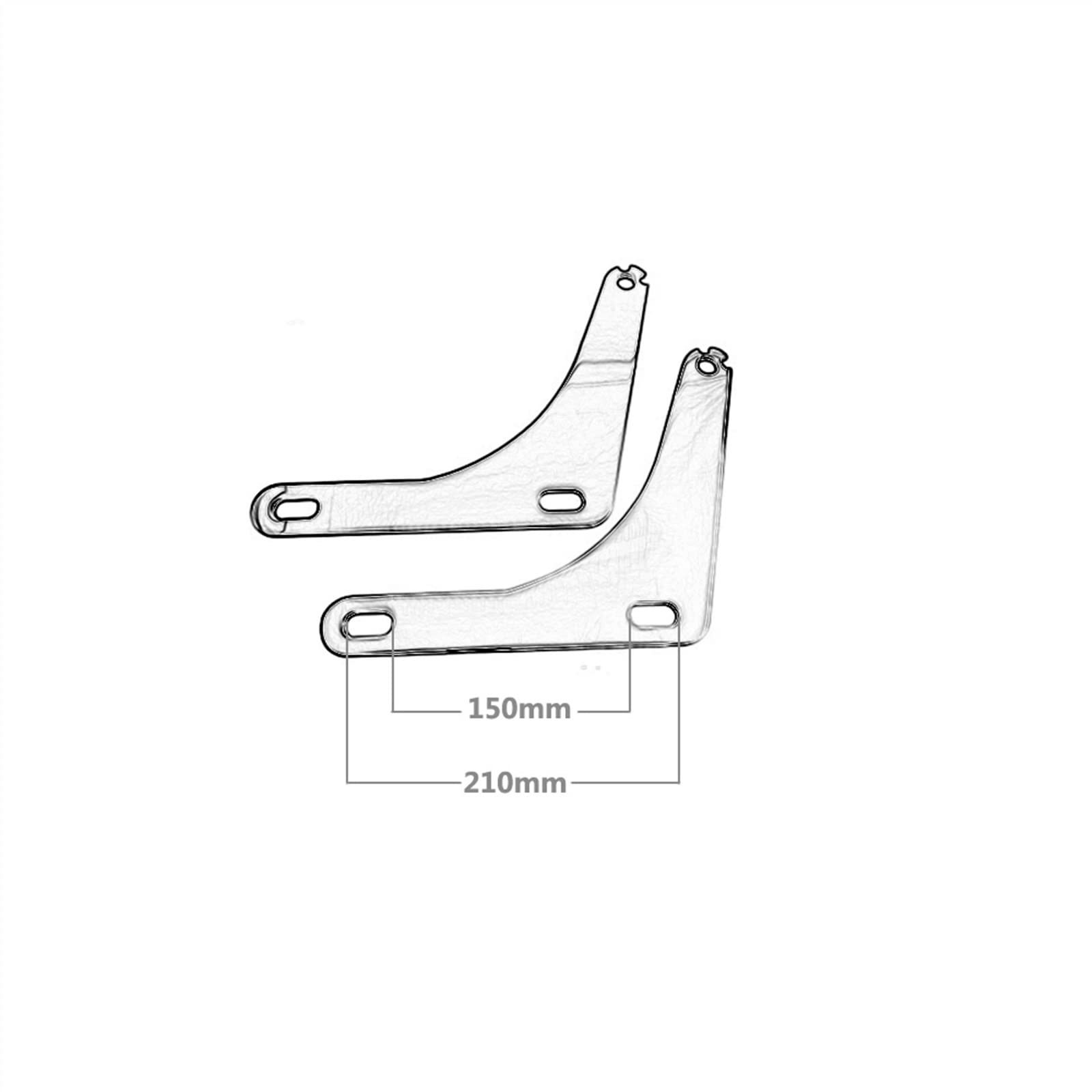 NINOMA Moto Posteriore Schienale Sissy Bar Pad per Harley per Fat-Boy Street Bob Dyna Softail Sportster Touring Road King Coda gobba (Color : 4)