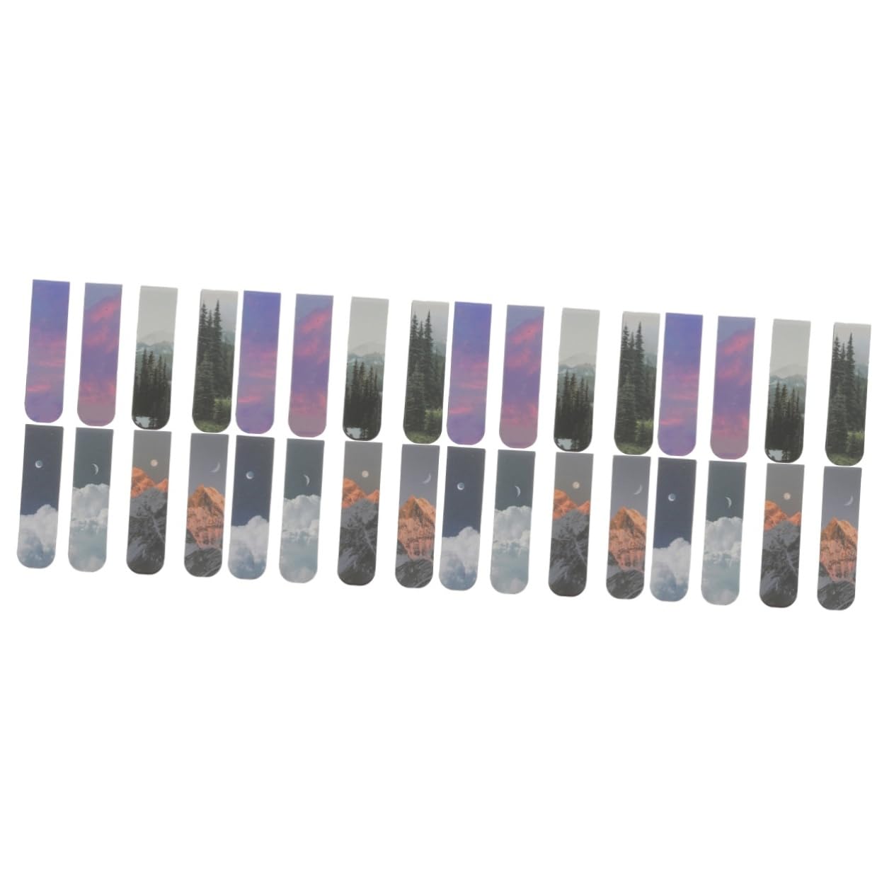 Marcador Magnético De Paisaje Marcapáginas Marcadores De Libros Bookmark Imán Pluma Magnética Pegatina Marcador De Página Clips De Página De Libro Magnético 8 Piezas X 4