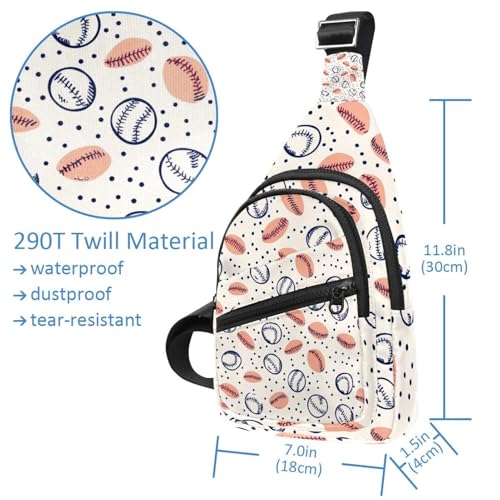 Mochila cruzada con correa ajustable que evita el rebote 4