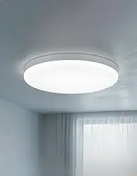 Plafon LED Sobrepor Borda Infinita Redondo 60W Bivolt Branco Frio Luz Forte para Sala Quarto Cozinha