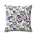 HABXNJF Funda de almohada de 50 x 50 cm, fundas de cojín de tulipán coloridas de primavera, fundas de almohada cuadradas para sala de estar, sofá, dormitorio