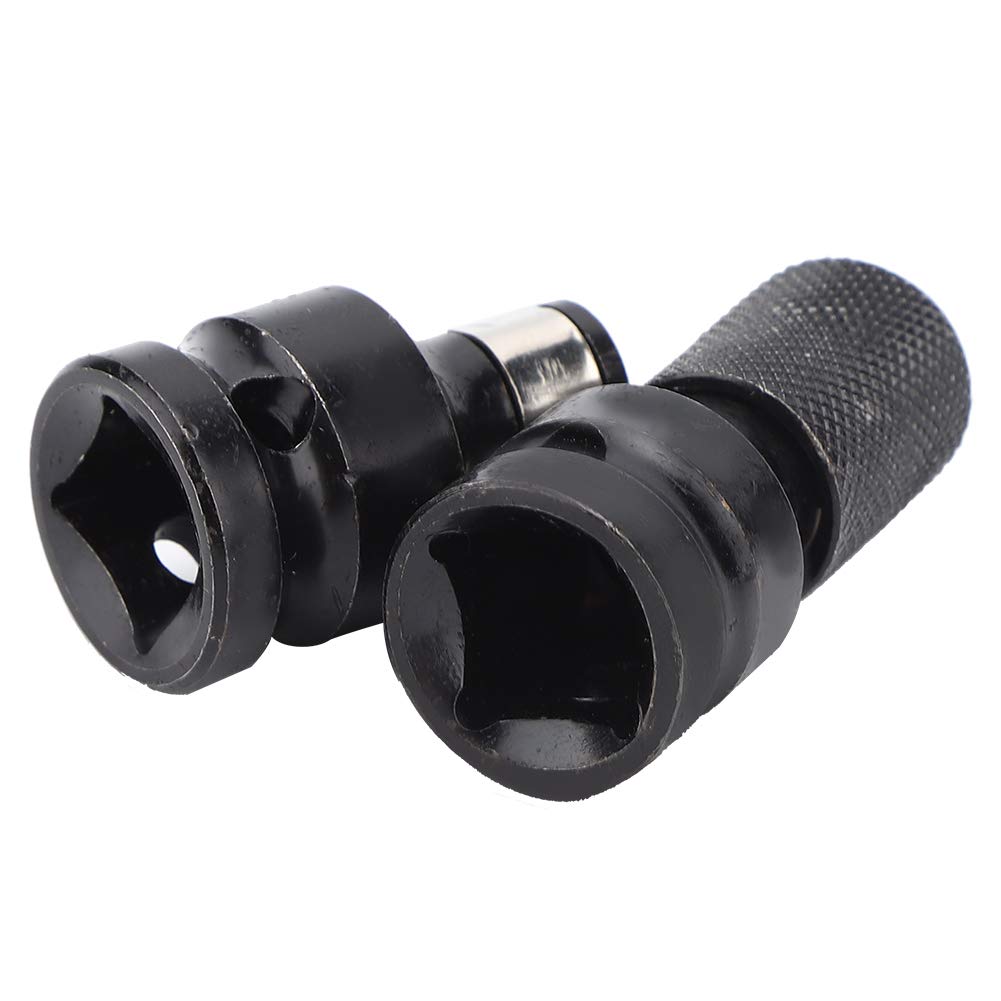 Hex Shank Chuck Conversion Kit with 1/2 1/4 Inch Wrench Square Shift Socket Adapter Conversion