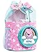 Peppa Pig Bolsa de Playa, Mochila Infantil para Natación, Bolso Mochila de Cuerdas Transparente, Saco Neceser Playa, Regalos para Niñas, Bolsa Deporte Niña