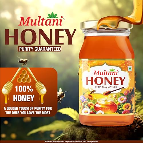 Image of Multani 100% Pure Honey | No Added Sugar | Natural Immunity Booster - 500gm