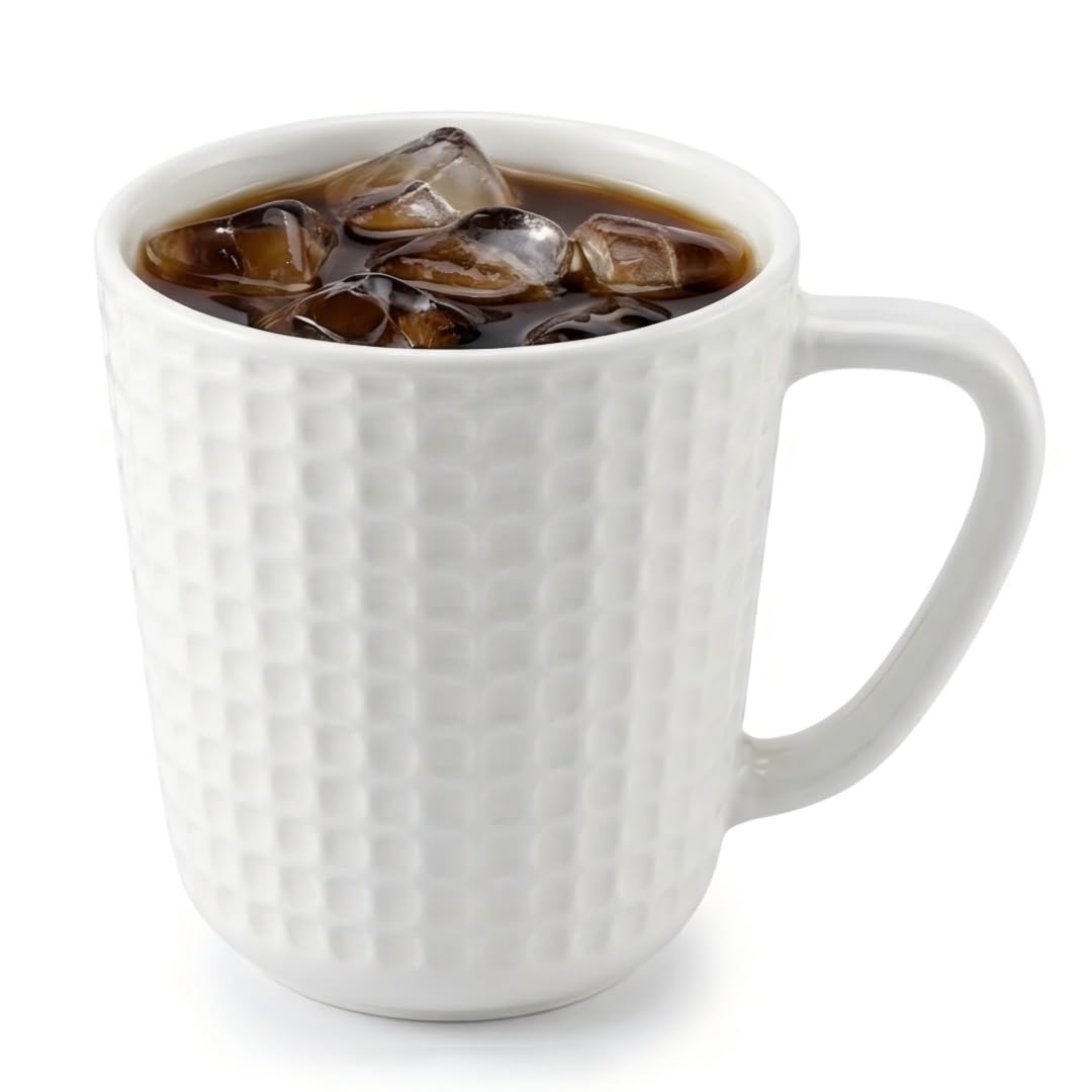 Seworlan Coffee Mug, 20 oz /570ml White Ceramic Mugs with Large Handle