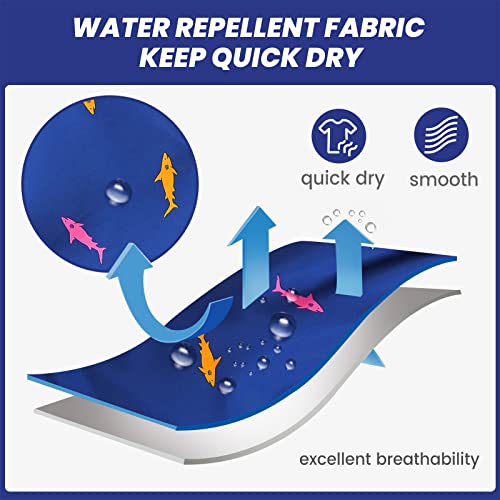 Image of maamgic Mens Slim Fit Swim Shorts Swim Trunks 7 inch Quick Dry Mens Bathing Suits with Mesh Lining