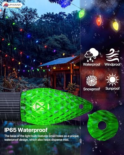 Smart C9 Christmas Lights Outdoor,82ft 100 Leds smart outdoor string lights - image 6
