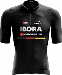 Camisa de Ciclismo Masculina Manga Curta Slim Confortável 3 Bolsos Mtb