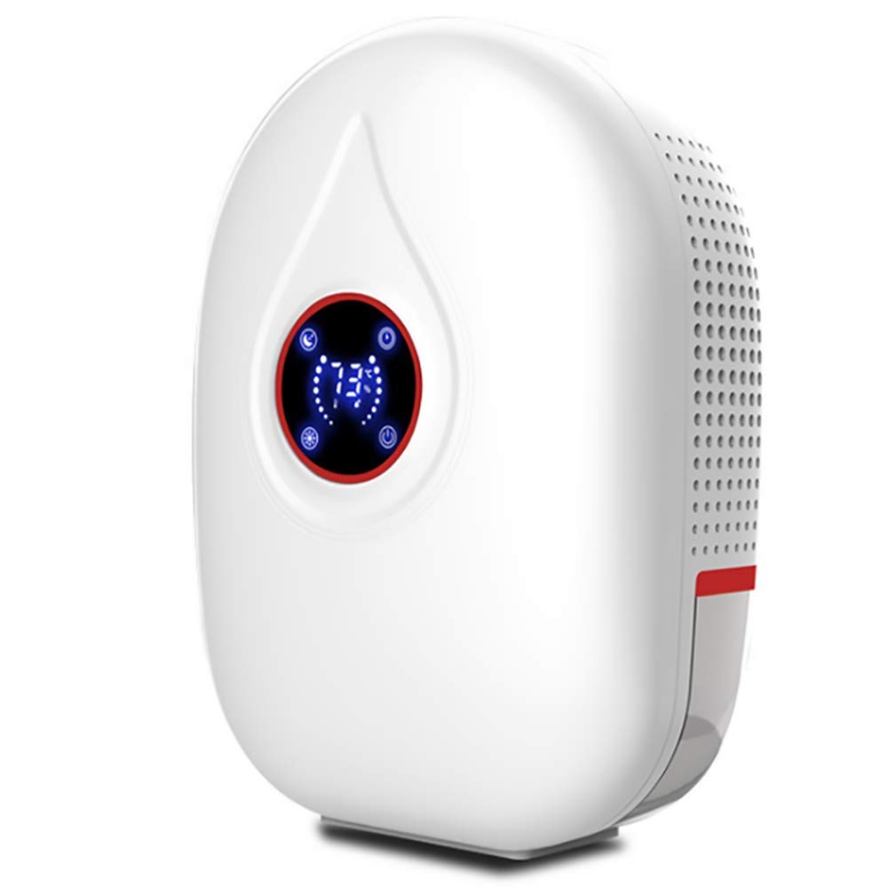 Dehumidifier Multifunction Household Remote Control Moisture Ultra Silent For Moist Mold Removal Suitable For Kitchen Bedroom Office Garage,Red