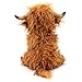 TMEEIHNSS Highland Cow Stuffed Animal Plush Toy – 10” Fluffy Highland Bull Plush, Soft Cow Doll Gift for Kids, Boys, Girls, Toddlers, Birthday & Christmas