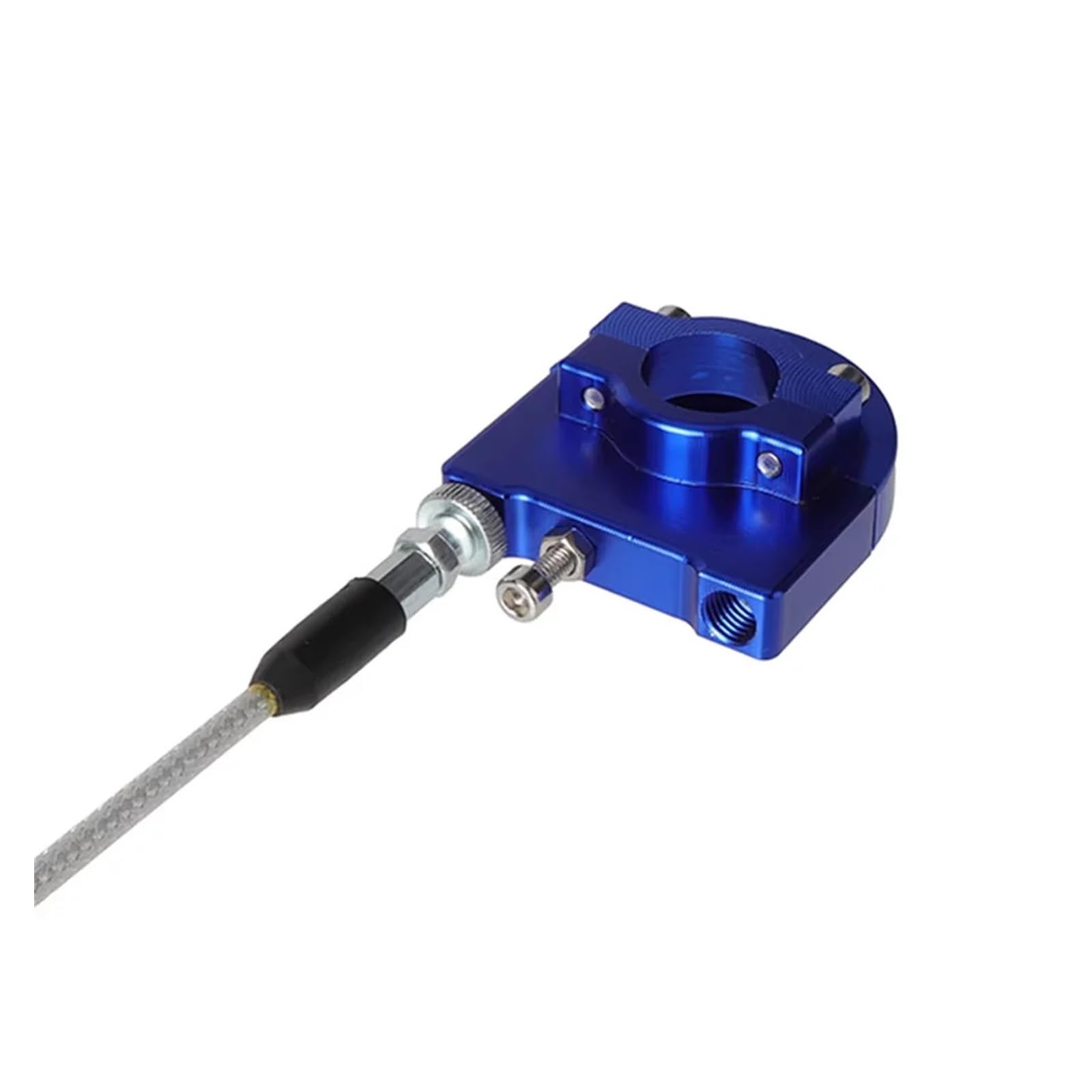 Empuñaduras Manillar Kit De Acelerador De Acción Rápida con Cable Manillar De Motocicleta Dirt Pit De para 50cc, 110cc, 125cc, ATV(Black Set)