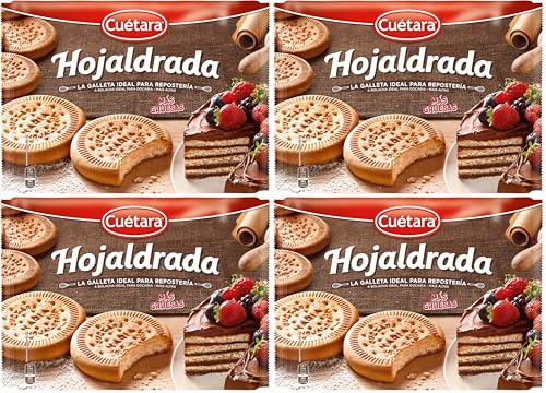 Cuétara Galletas Hojaldrada, 600 g (Paquete de 4)