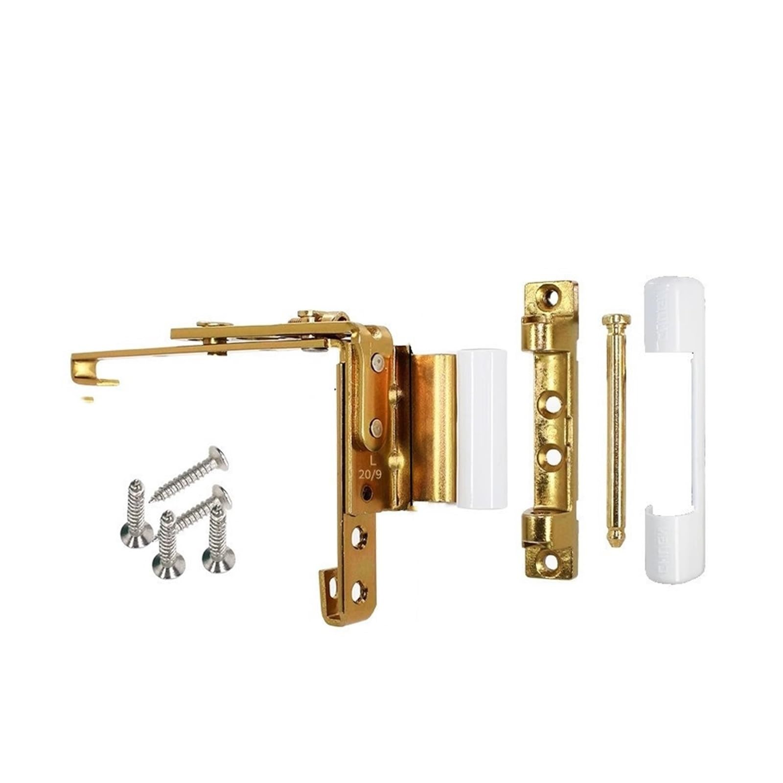 Chtkagv A1-Upper Part - Left Plastic Steel Door Hinges 180-Degree Casement