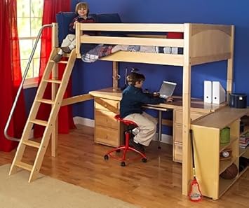 bunk bed desk set