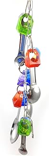 Ipetboom Brinquedos De Gaiola De Pássaro Brinquedos De Pássaros Brinquedos De Periquito Brinquedo De Colher De Pássaro Mordidas De Pássaro Brinquedos De Pássaro Papagaio Gaiola De Pássaros