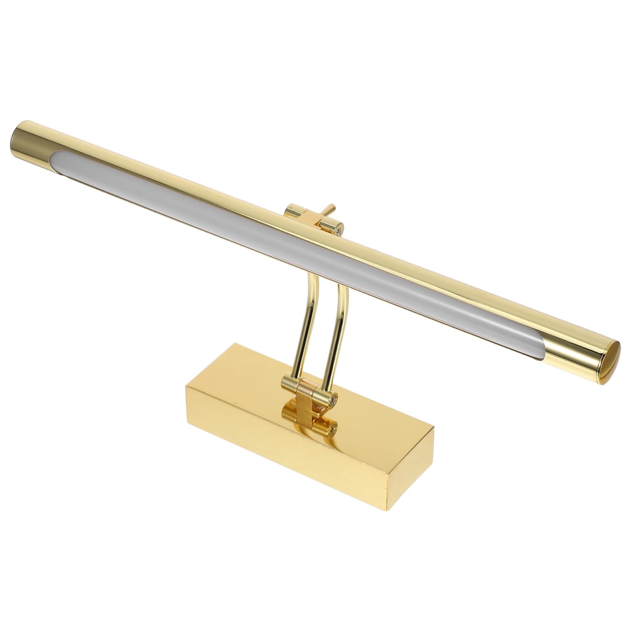 NUOBESTY Lámpara De Tocador Led De Espejo 9w De Acero Inoxidable Dorado, Luz Frontal Para Baño y Dormitorio, Aplique De Pared Versátil, 40 Cm, Iluminación Funcional Para Maquillaje