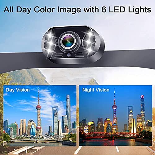 Yakry Backup Camera For Car Hd 1080P 4.3 Inch Monitor Rear View System Reverse Cam Kit Truck Suv Minivan Easy Installation Plug And Play Waterproof Night Vision Diy Grid Lines Y11 #TOP7