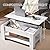 Yaheetech Lift Top Coffee Table w/Hidden Storage Compartment and Storage Shelf - Lift Tabletop for Living Room Reception Room, White