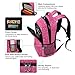 KEEPREAL Pink Sparkling Glitter Design Waterproof Backpack - Casual Outdoor Sports Daypack with Ergonomic Shoulder Straps#22