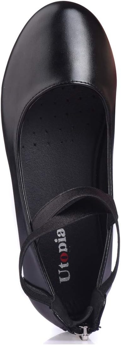 Nova Utopia Toddler Little Girls Dress Ballet Ankle Strap Flat Shoes - Image 6