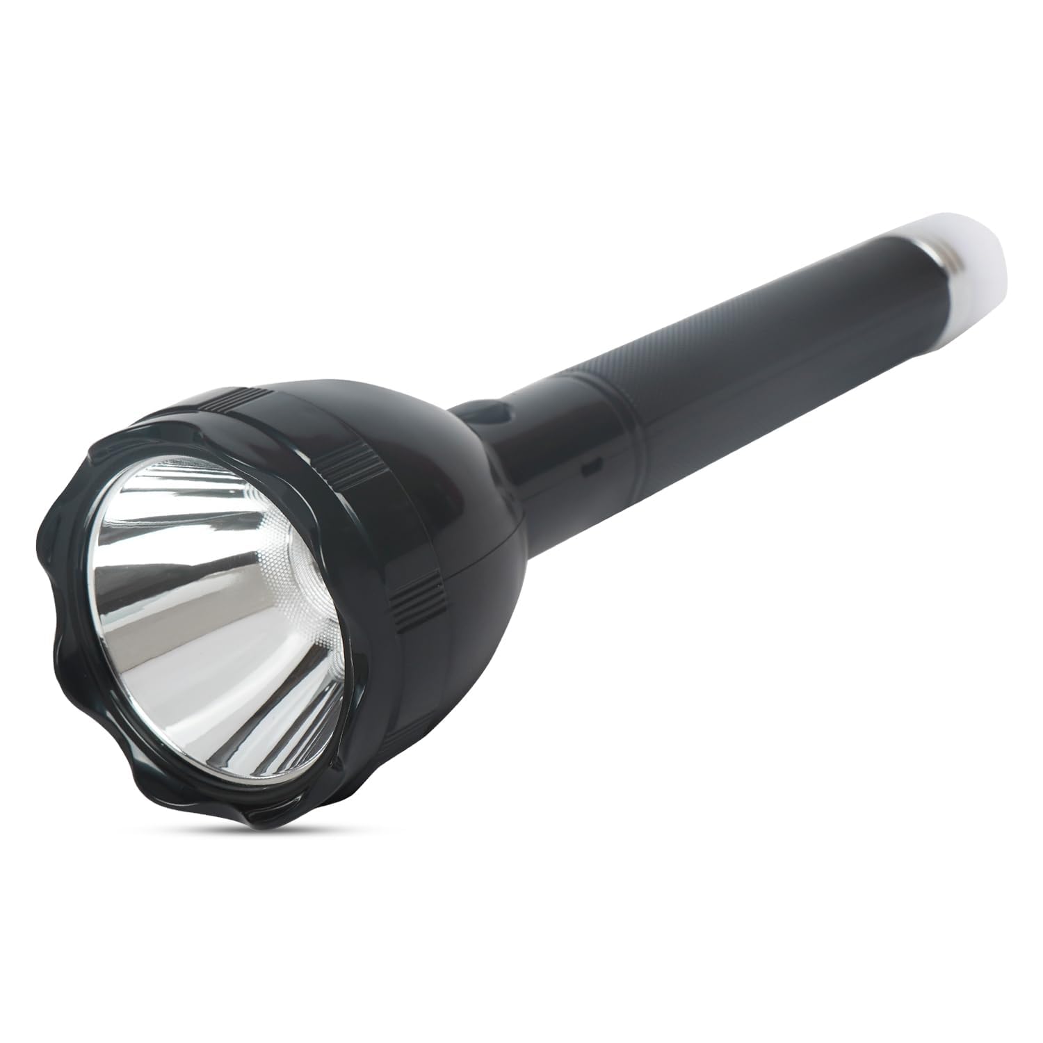 Drumstone (𝟏𝟓 𝐘𝐞𝐚𝐫𝐬 𝐰𝐚𝐫𝐫𝐚𝐧𝐭𝐲 Durable Plastic Flashlight Torch – Black | Compact Handheld Design with High-Intensity Beam | Includes Belt Pouch for Easy Carrying | Ideal for Home-image-15