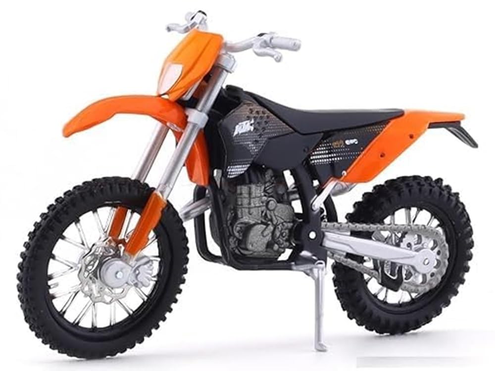 1:18 Scale Mini KTM Dirt Bike Diecast Model Bike Racing Vehicle Motocross 450 EXC Mini Motorbike Collection Toys for Children,multicolor