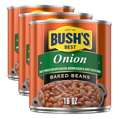 Image of Bush's Best Onion Baked Beans 16 oz (Pack of 3)
