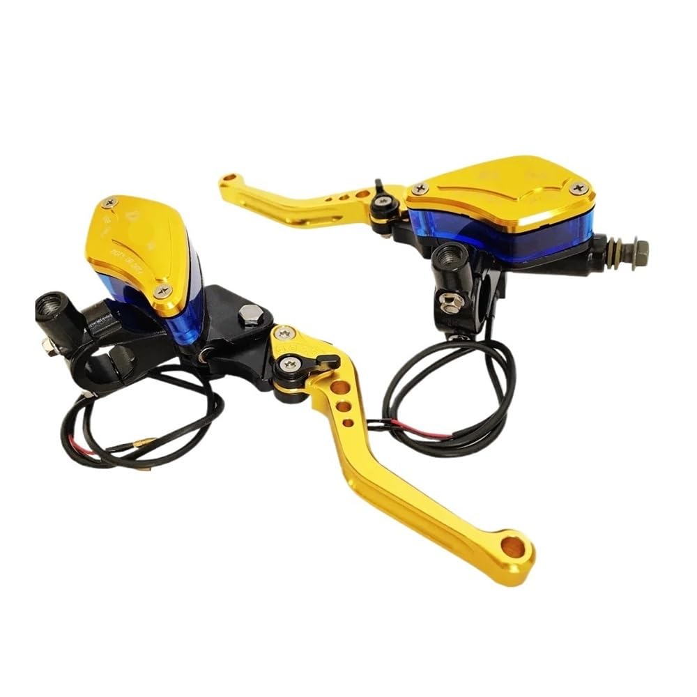 YFDKESY Brake Clutch Levers Handle 1 Pair Universal Motorcycle Hydraulic Clutch Brake Pump Master Cylinder 22mm 7/8'' Handlebar Handle Levers