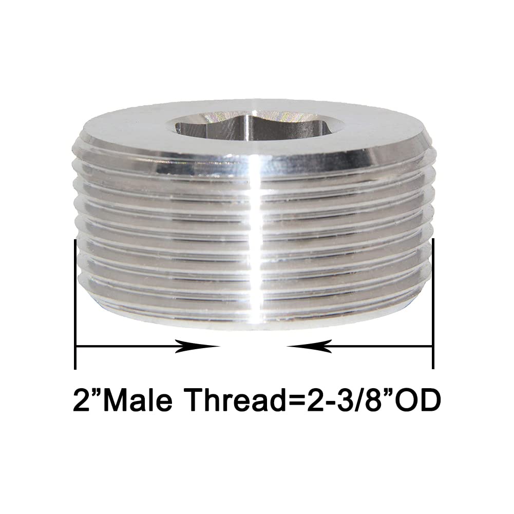 HongBoW Hardware 3 Pcs 3/4" NPT Stainless Steel 304 Internal - View #7