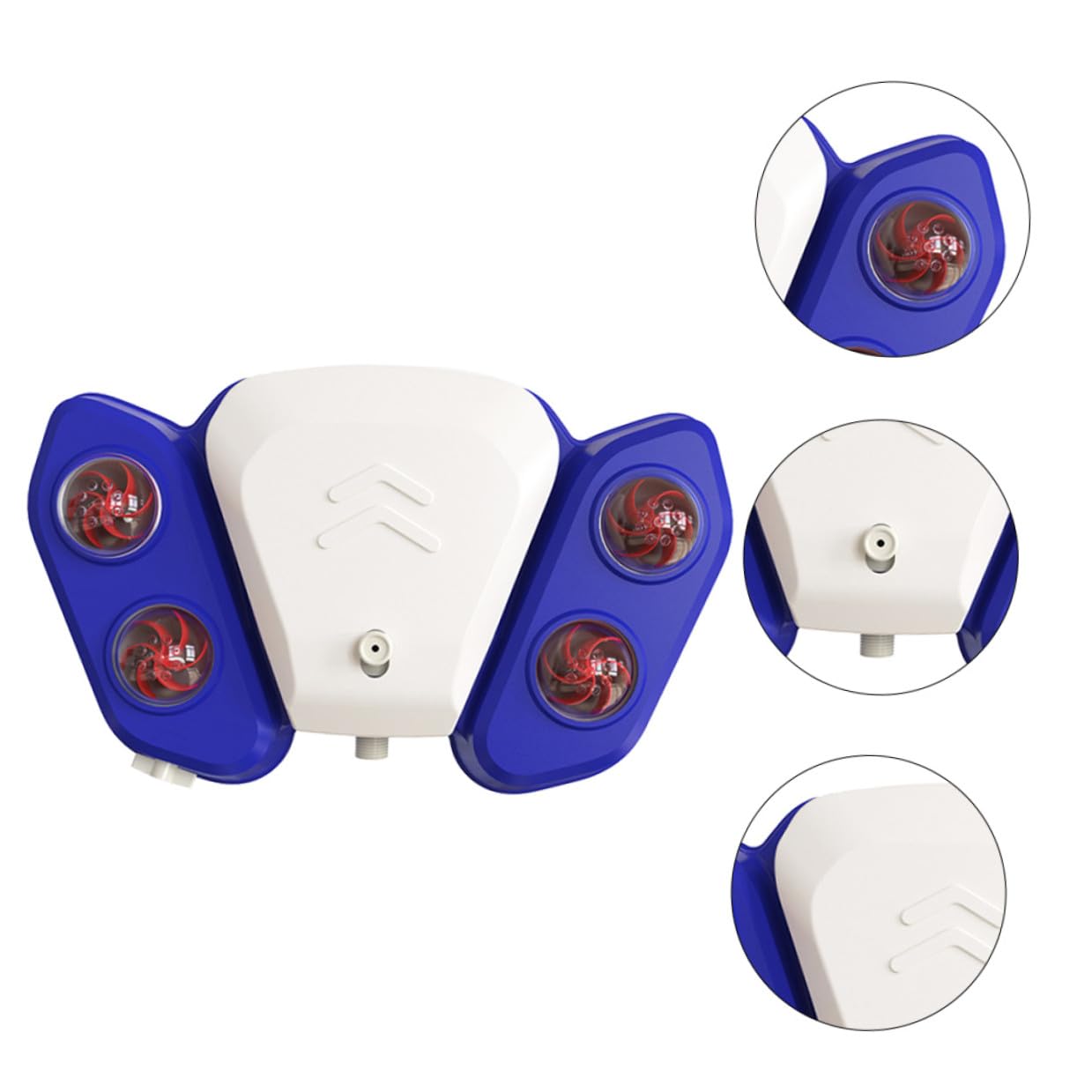 Jouet Arroseur pour Chien Multifonctionnel pour Jeu et Bain Bleue