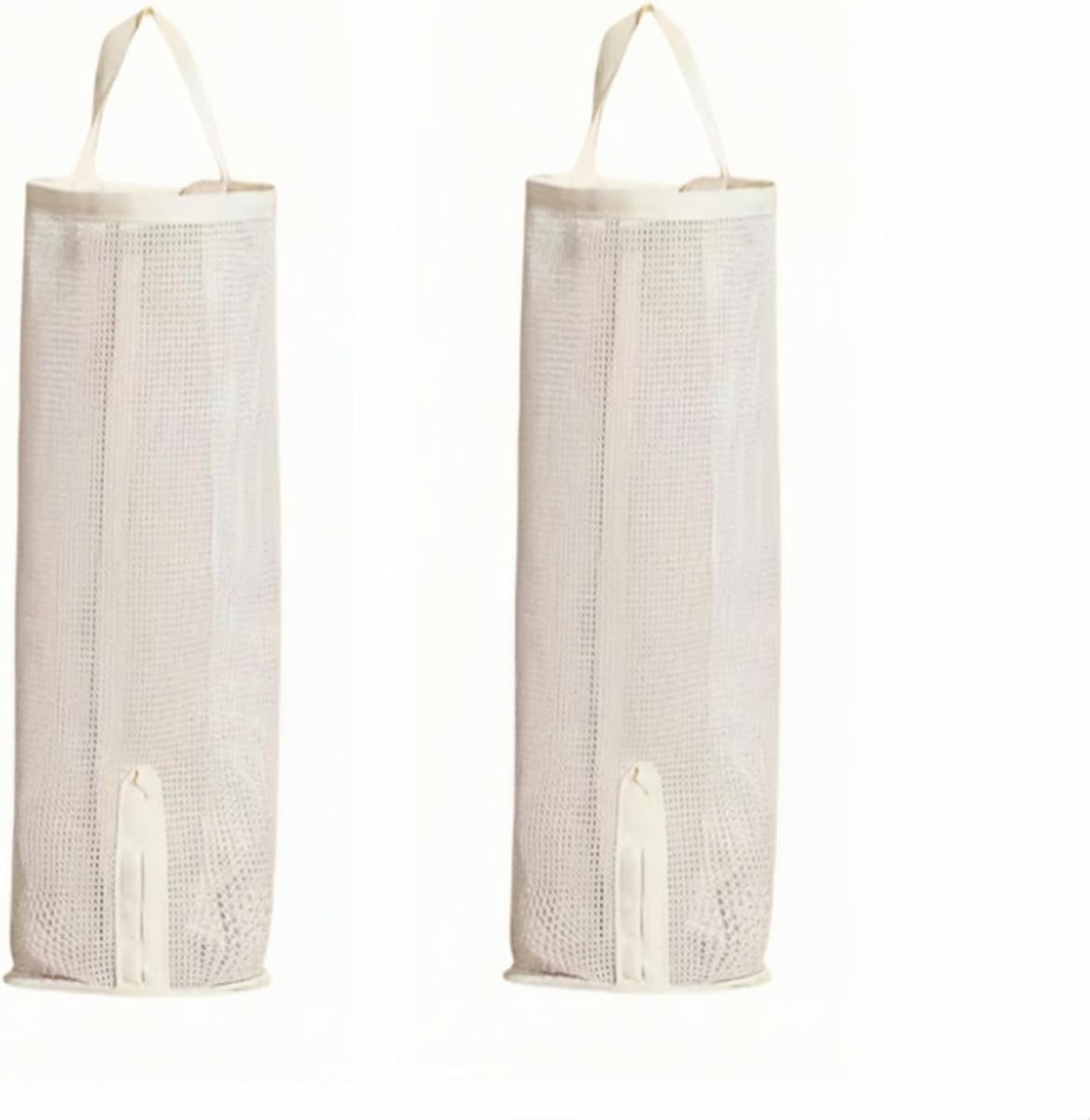 Hanging sock storage bag，hanging closet organizer，plastic bag holder，Sock Underwear Organizer Wall Mount Multifunctional Bag Saver Kitchen Storage Holder for Storing Socks Ties Plastic Bag (2Pcs)