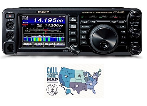 Bundle - 2 Items: Includes Yaesu FT-991A HF/VHF/UHF All-Mode Transceiver and Ham Guides TM Quick Reference Card!!