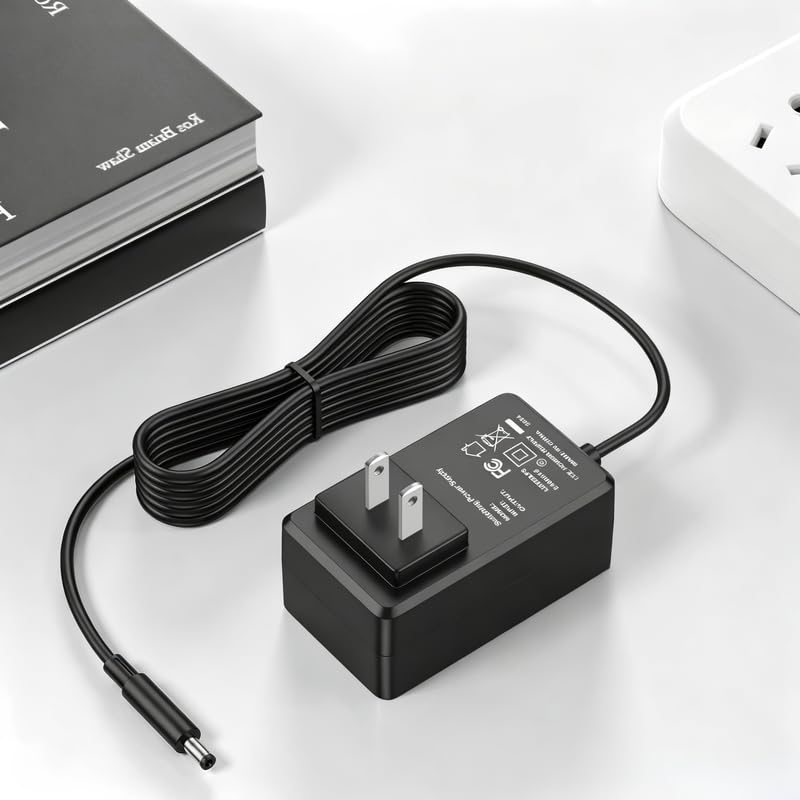 Adaptador de corriente Guy-Tech de 12 V para masajeador de pies SKG YS100 con calor y control remoto, fuente de alimentación de repuesto DC12V 2.5A miniatura 5