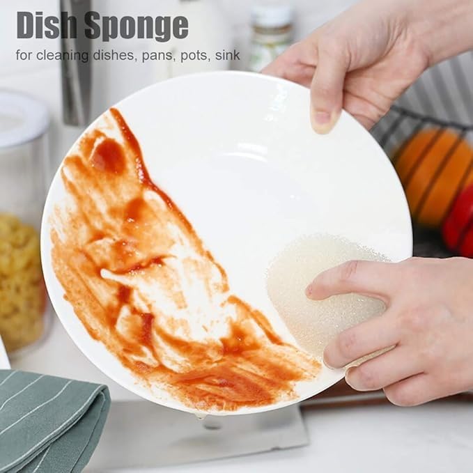 Image of Cleaning Brush‌, Effortlessly Deep-Clean Bottles, Travel Mugs and Glass Jars. Bottle Sponge Brush Cleaning Set Includes 1 Ergonomic Handle + 5 Quick-swap Sponge Heads.