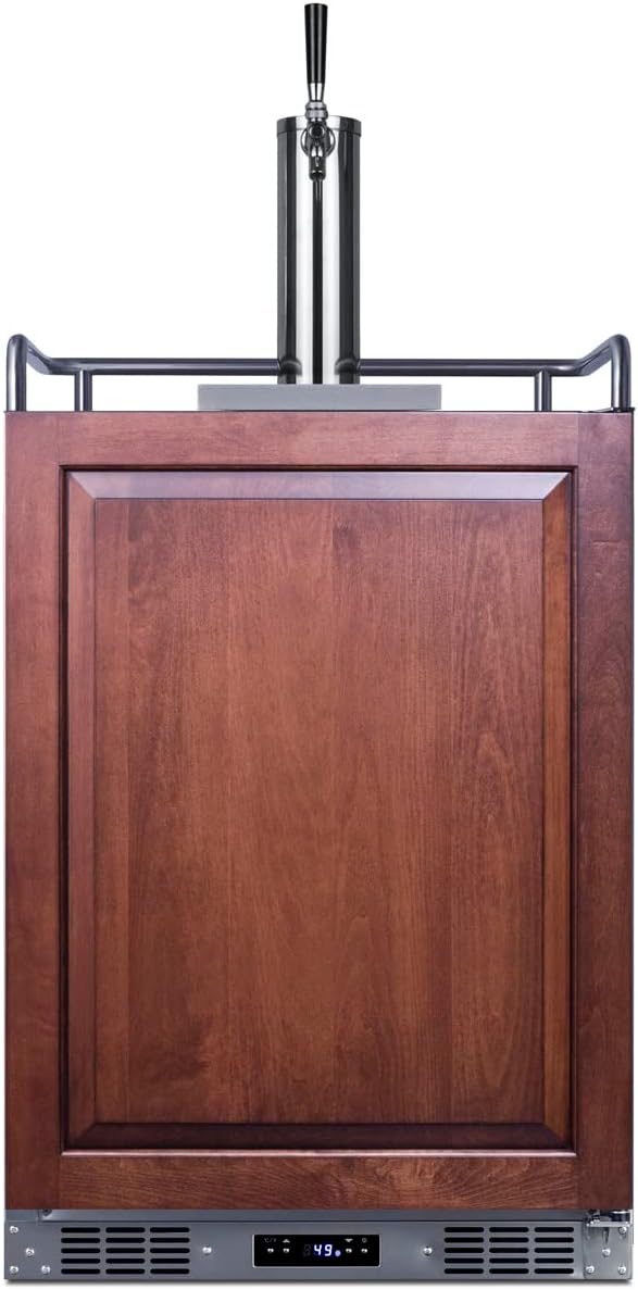 Summit SBC682PNR 24" Wide Built-in Kegerator with Beer Tap (Panel Not Included)