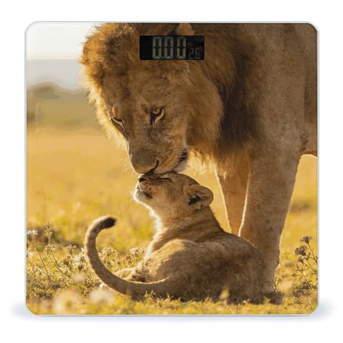 Báscula digital corporal precisa con pantalla LCD grande miniatura 1