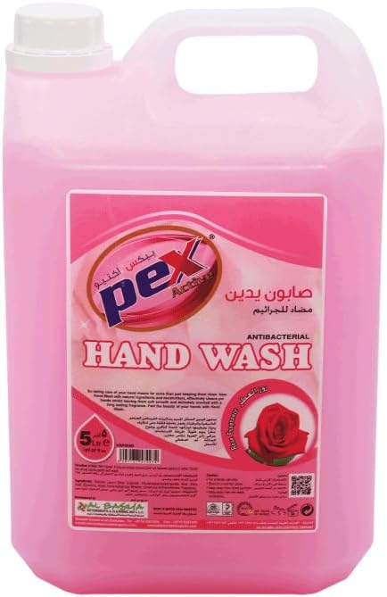 Pex Active Antibacterial Hand Wash Rose  5 ltr