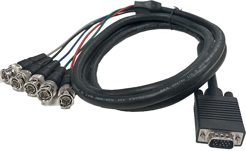 Amazon.com: AllAboutAdapters 6-Feet Shielded D-Sub 15-in VGA Male