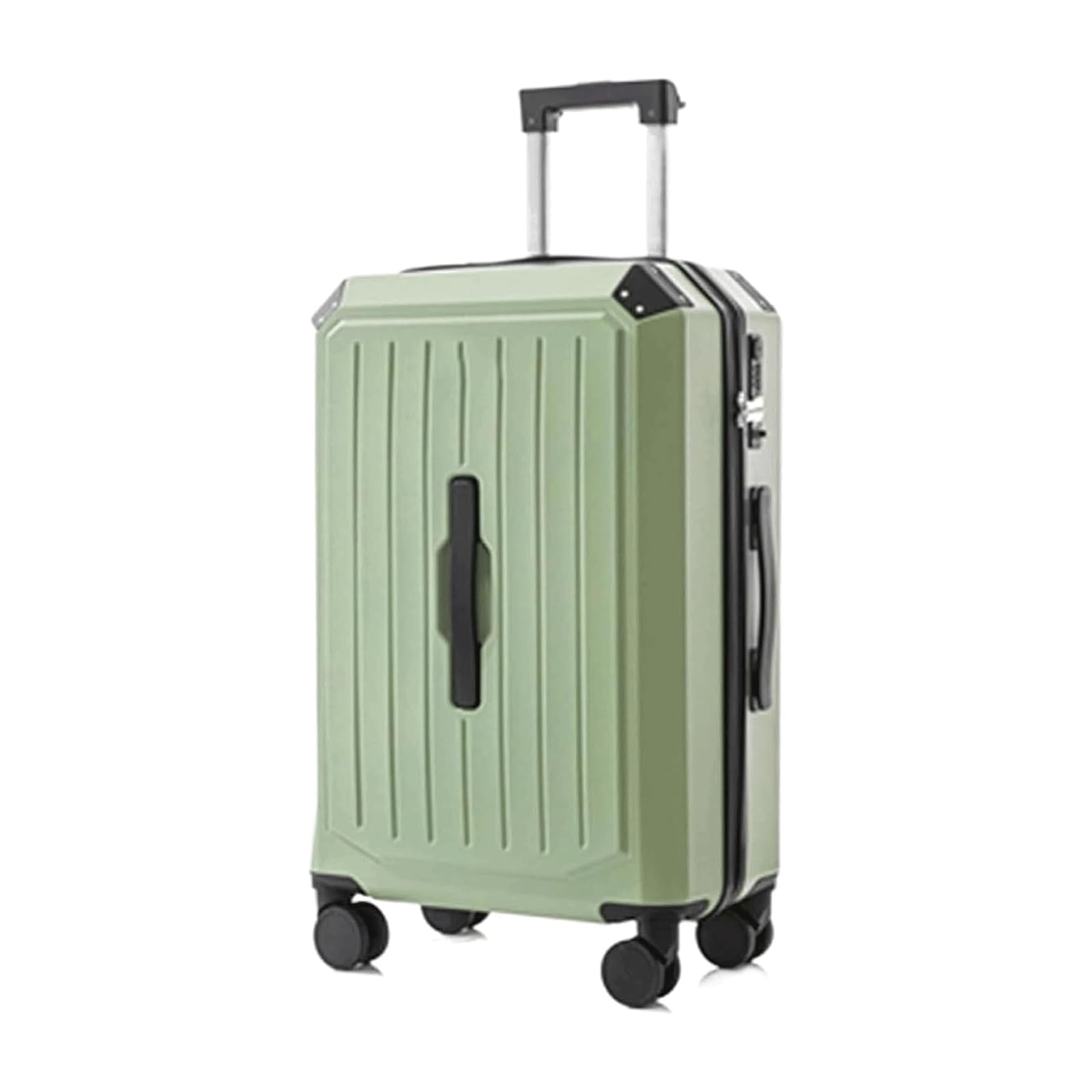 BKEKM Maleta de Viaje Equipaje Impermeable, Maletas de Moda, Puerto de Carga USB, Equipaje de Viaje, Equipaje con Ruedas de 24 Pulgadas, Equipaje con portavasos Peso Ligero