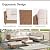 LAUSAINT HOME Outdoor Patio Furniture, 8 Piece Outdoor Sectional Sofa PE Rattan Wicker Patio Conversation Sets,All Weather Patio Furniture Set with Thick Cushions for Garden, Poolside, Backyard(Beige)