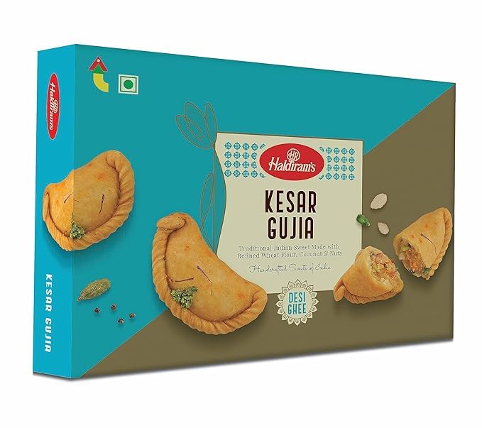 Haldirams Kesar Gujia 400g | Gujiya Sweets | Indian Mithai | Fresh Indian Traditional Mithai | Holi Gift Hamper | Fresh Products | Royal Saffron Flavor | Festive Sweet Gift Box | Mithai for All Occasion (B0CZ7C4RB9) Amazon Price History, Amazon Price Tracker
