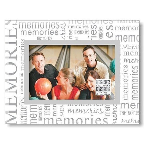 Sixtrees Memories All Over Expression Frame, 4 by 6-Inch