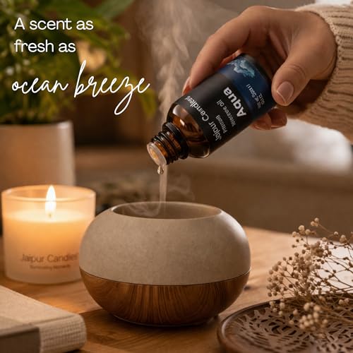 Image of Fragrance Oil | 30 ml | Aroma Oil for Home Fragrance | Best for Aromatherapy | Use in Diffusers, Candles, Air Fresheners (30ML, Aqua)