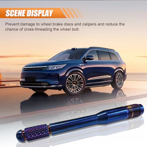 Image of M14x1.25 Car Wheel Alignment Pin, Car Wheel Changing Alignment Tool, Wheel Bolt Guide Pin, Wheel Hanger Balancing and Guide Tool, Wheel Alignment Kit for Most Cars