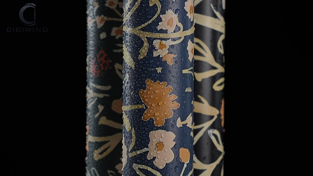 CiCiwind Peel and Stick Wallpaper Green Floral Contact Paper 41CM×10M Self Adhesive Wallpaper Yellow Flower Cats Stick on Wallpaper Removable Wall Furniture Covering Vinyl Wrap